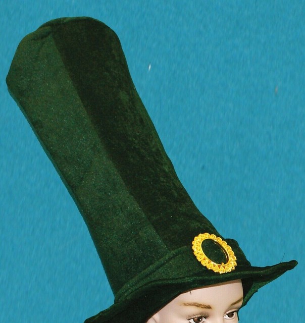 Giant St. Patrick Top Hat Dark Green 