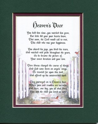 Loss of A Child - Childs Death - Losing A Child - Memorial Gift