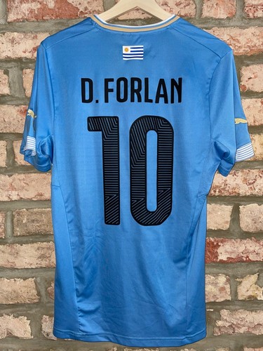 Uruguay 2014 Brazil World Cup Puma Home Shirt men Medium Forlan 10