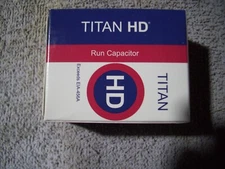 Packard Titan HD 7.5 MFD POCF7.5A 440/370 VAC Motor Run Capacitor Oval