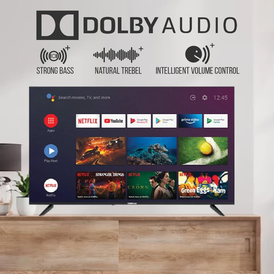 SAMView 55 inch UHD Licensed Google AndroidTV with Bluetooth & Chromecast - Image 3 of 4