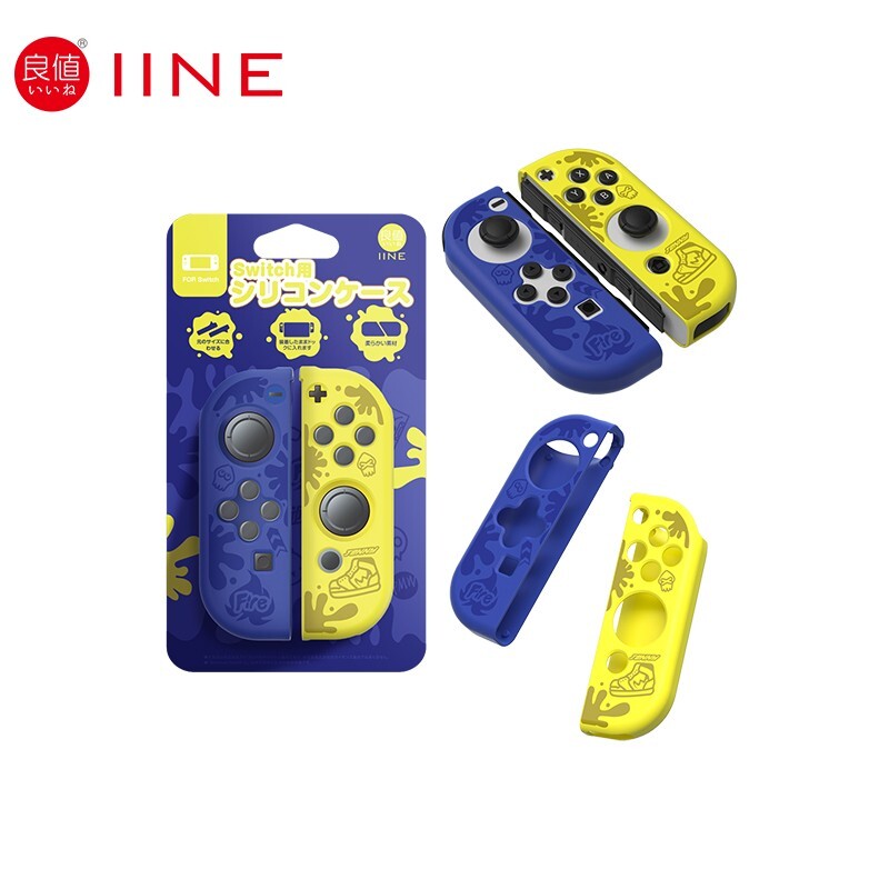 For Nintendo Switch Splatoon 3 Joy-Con Controller Silicone Case Cover