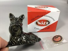 Wade Smudger Scottie Dog 1996 Collectors Club Membership Piece.Badge And Box