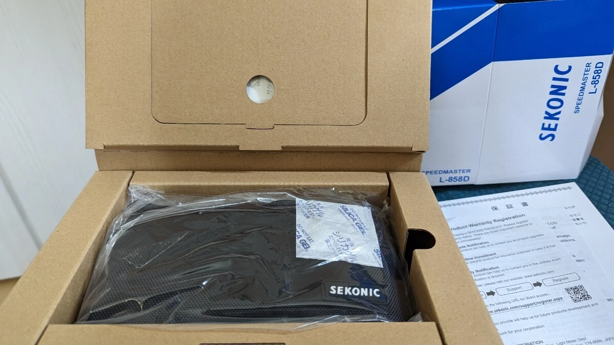 Sekonic Speedmaster (L-858D) Exposure Meter with Box, Manual