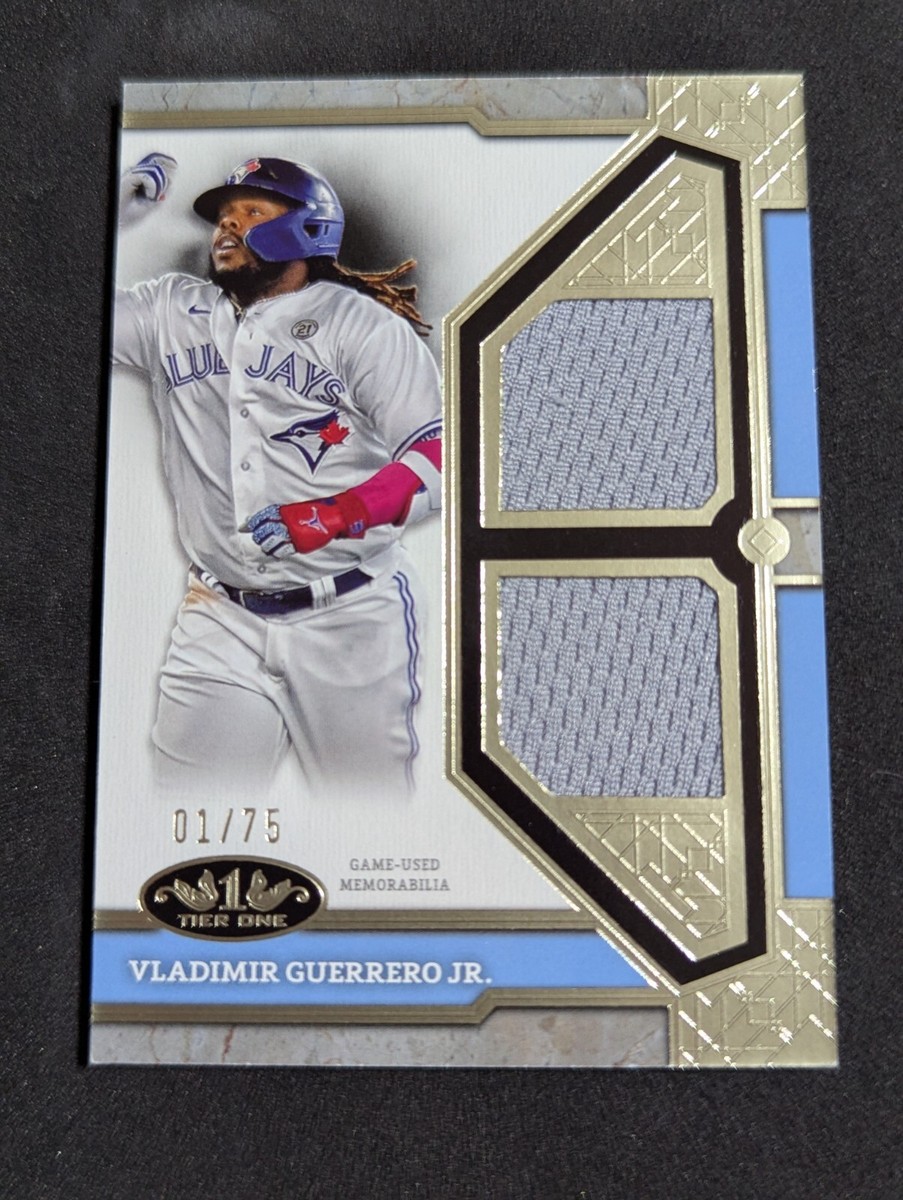 2024 Topps Tier One - Tier One Dual Relics Vladimir Guerrero Jr