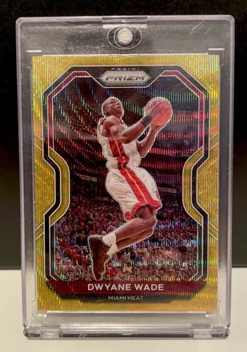 Dwyane Wade 2020-21 Prizm Tmall GOLD WAVE PRIZM #195 Miami Heat