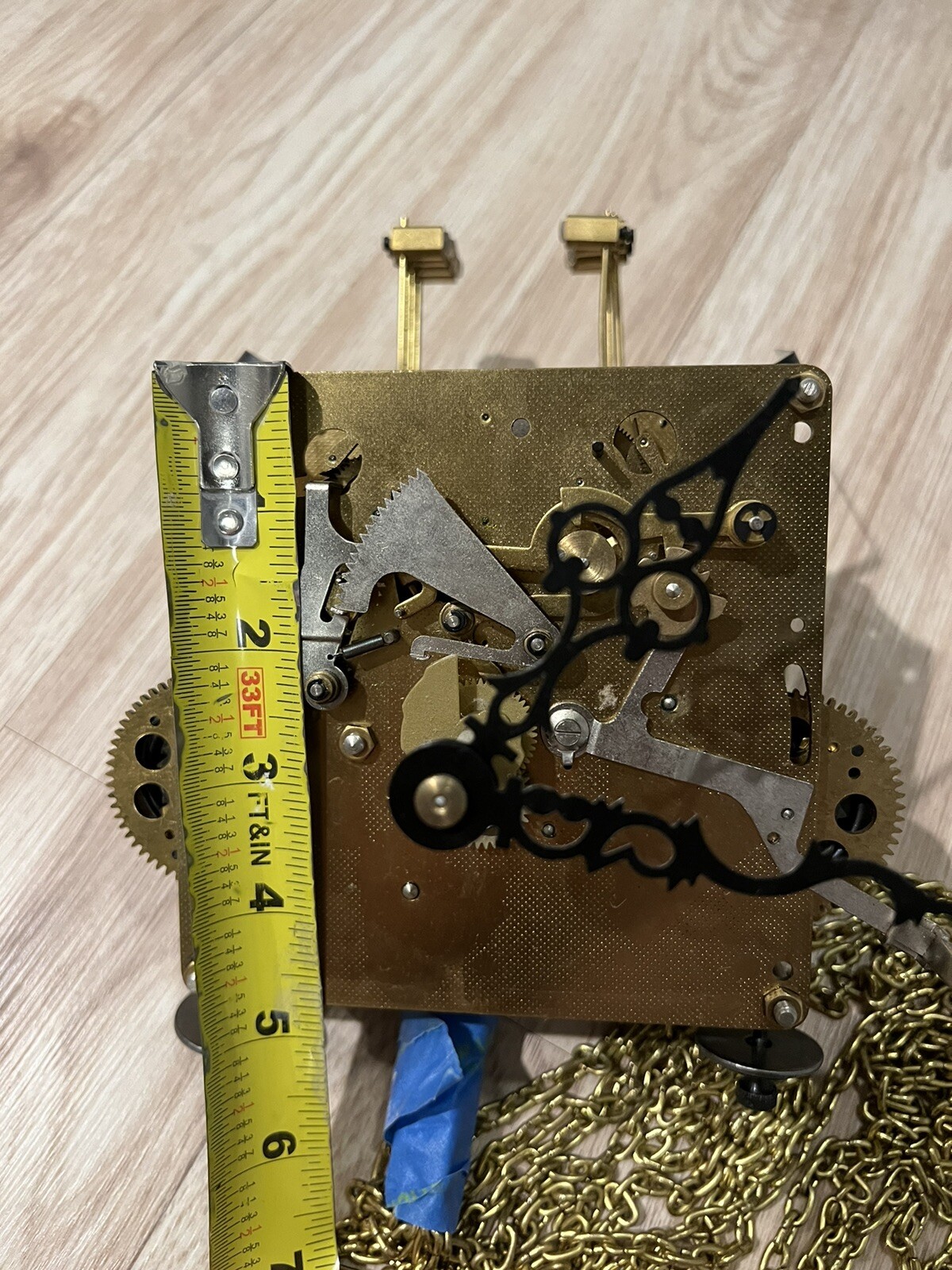 VINTAGE/ANTIQUE GRANDFATHER CLOCK MOVEMENT FOR PARTS/PROJECT. eBay