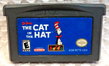 NINTENDO GBA GAME BOY ADVANCE DR SEUSS THE CAT IN THE HAT CARTRIDGE - TESTED!
