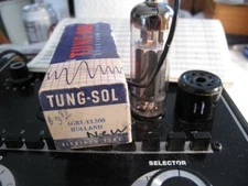 Tung-Sol 6GB5/EL500 Beam Tetrode vacuum tube NOS Holland
