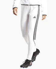 NEW WOMEN'S ADIDAS TIRO 23 SOCCER TRAINING PANTS ~ SIZE MEDIUM  #HS3542 WHITE