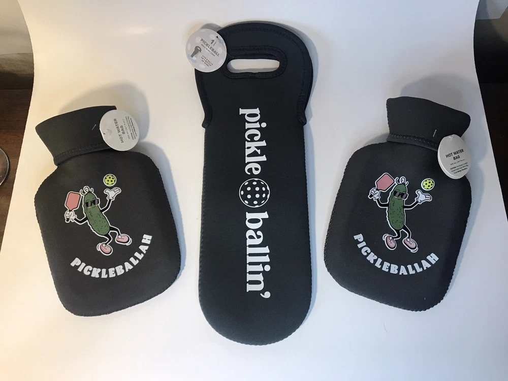 Pickleball Accessories Racquet Covers Ball/Bottle Carrier Visors Ht Water Btls