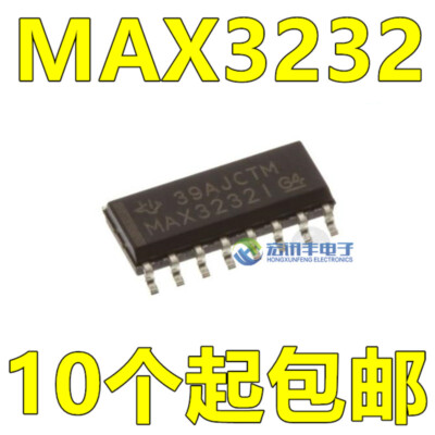 (1 piece) MAX3232IDR TEXAS INSTRUMENT IC TRANSCEIVER FULL 2/2 16 SOIC #96-9