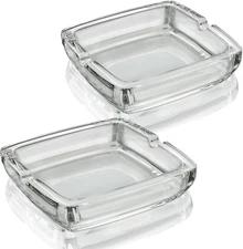 Glass Ashtray, Ashtrays for Smokers, Cute Crystal Ashtray, Home Office Desktop T