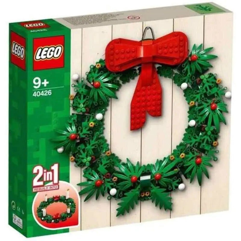 Ghirlanda Natalizia 2 in 1 - Lego 40426 kit di mattoncini