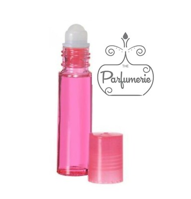 10ml PINK Glass ROLL ON Refillable Bottle With Roller & Matching Cap PACK of 144