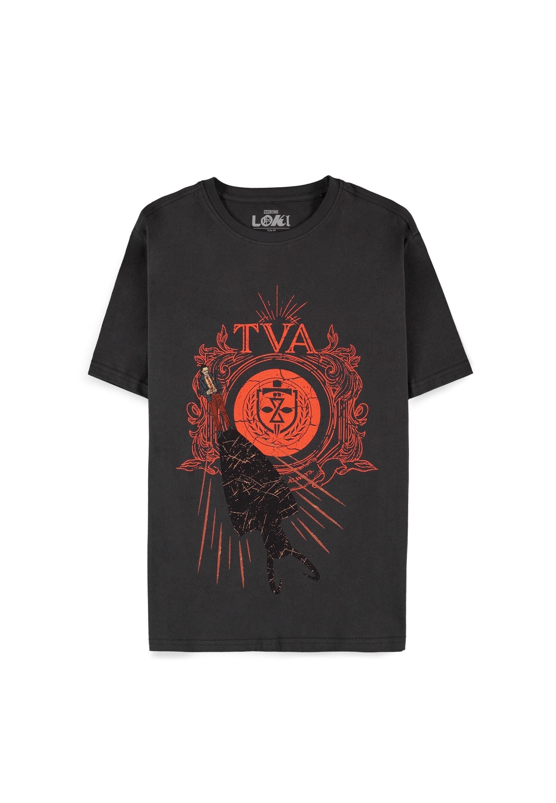 Marvel - Loki - Мужская футболка с коротким рукавом черного цвета