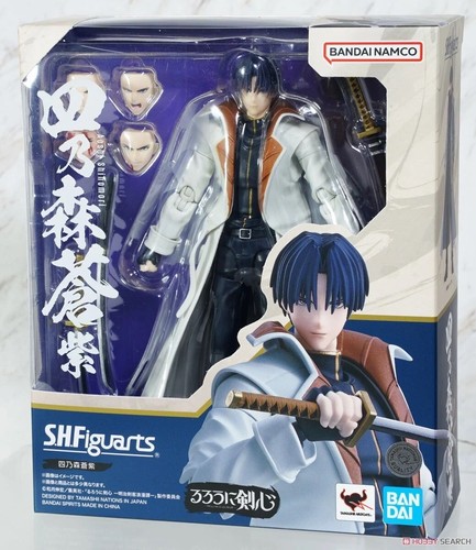 BANDAI S.H.Figuarts Rurouni Kenshin Aoshi Shinomori Action Figure JAPAN