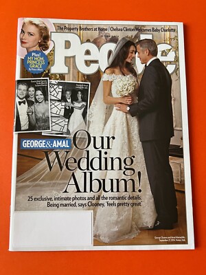 GEORGE CLOONEY & AMAL ALAMUDIN WEDDING ALBUM October 13 2014 PEOPLE MAGAZINE