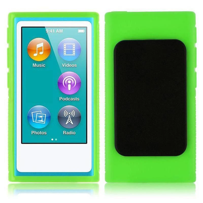 Soft Gel Case Rubber Cover Belt Clip Holder For iPod 7th Generation Nano NI Z9Y9 - Image 4 of 4