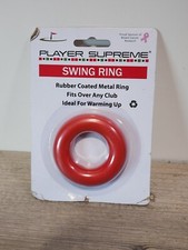 Golf Weighted Swing Ring for Practice/Training, Red