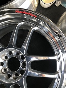 Racing Hart Cp035r Chome 18x7 5 38 5x100 Ebay