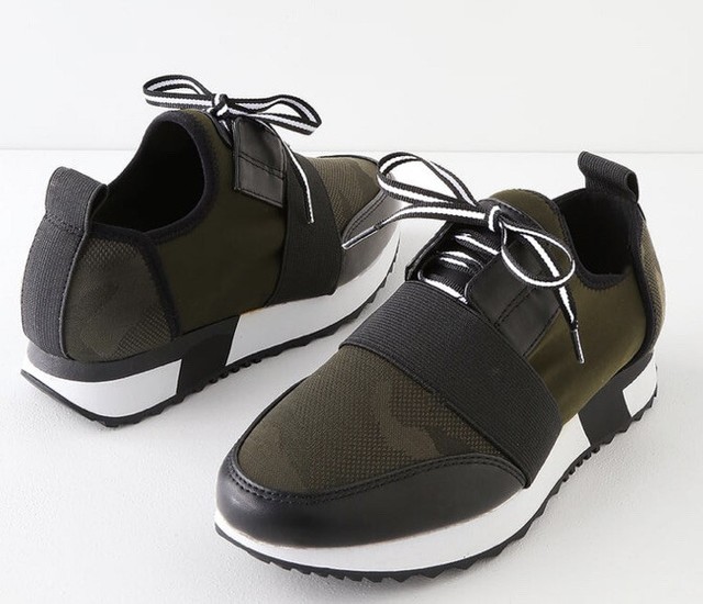 steve madden black and gold sneakers