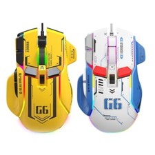 USB Mouse Gaming Mouse for Laptops and PCs 10 Programmable Buttons
