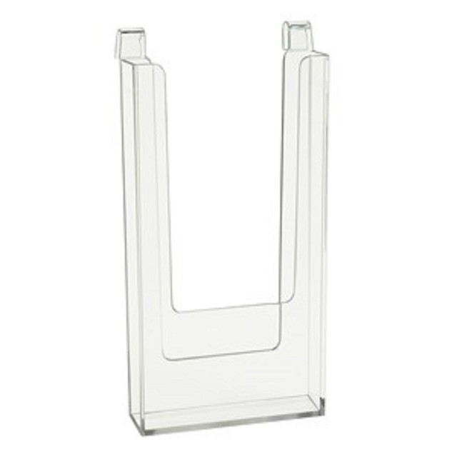 Only Hangers Gridwall Clear Plexi Brochure Holder 4"W x 9"H eBay
