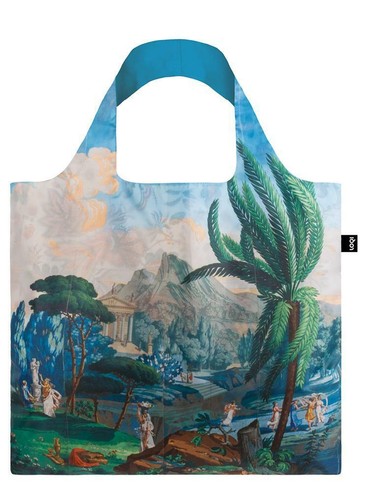 ✤ New LOQI Museum Art TOTE BAG Grocery Fold Shopping CALYPSO ISLAND LANDSCAPE - Picture 3 of 6