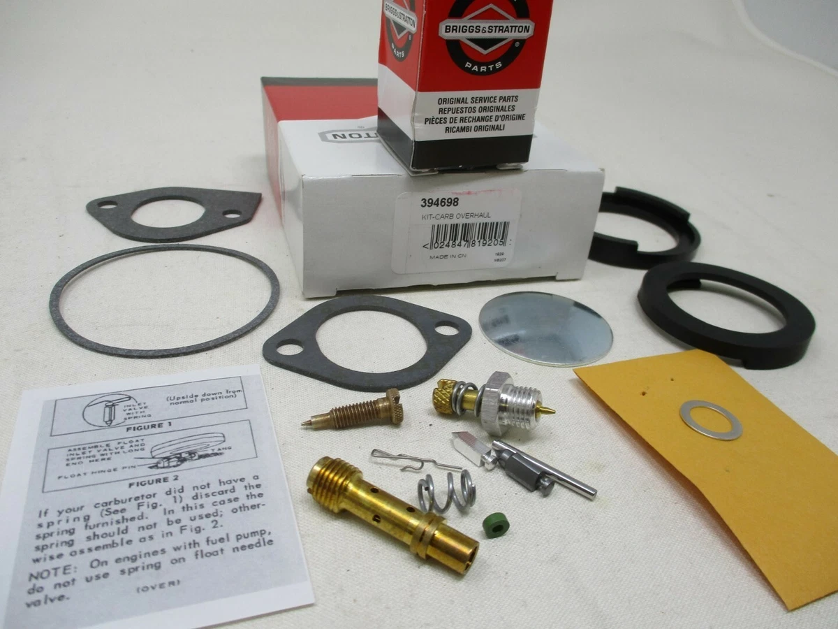 Genuine Briggs & Stratton 394698 Carburetor Rebuild Kit 170701 | eBay