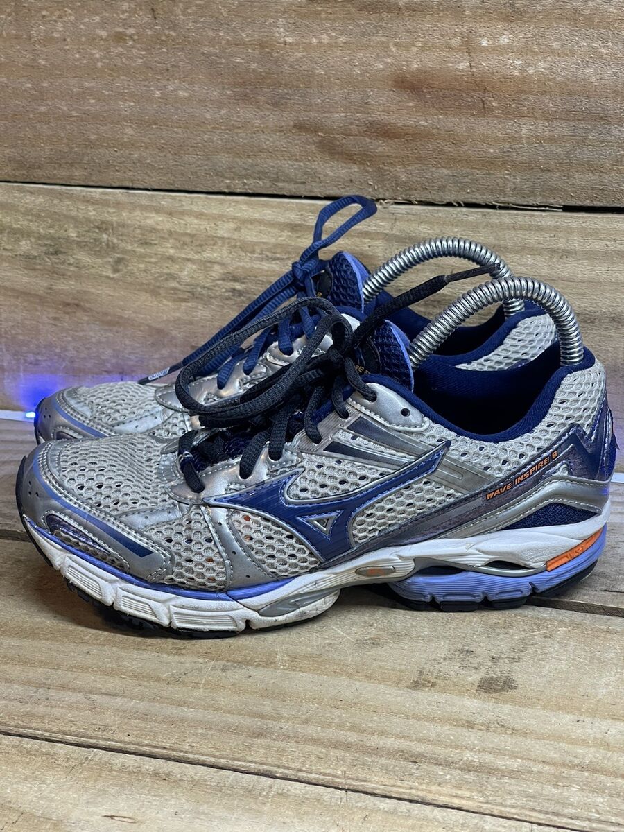 Mizuno Wave Inspire 8 Gray Running Shoes Women's 6 8KN-24514 Mizuno Wave Inspire 8 Gray Running Shoes Women's 6 8KN-24514
