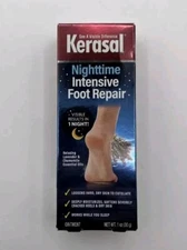 2 pack Kerasal Nighttime Intensive Foot Repair Skin Healing Ointment for Cracked