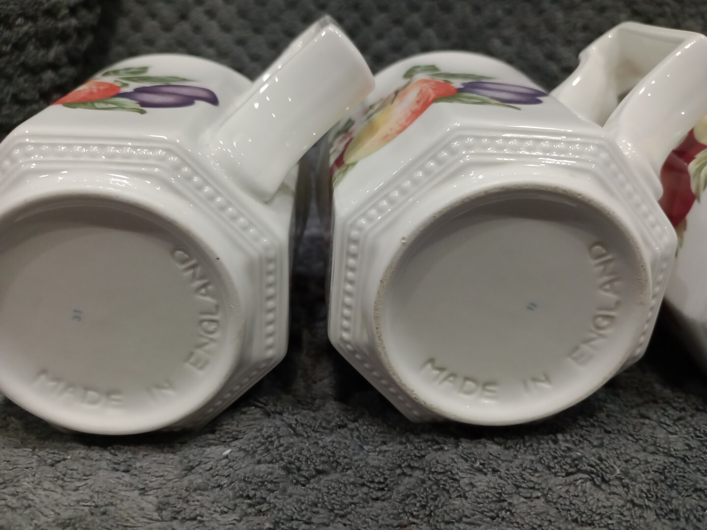 4 x FRESH FRUIT vintage COFFEE TEA MUGS eBay