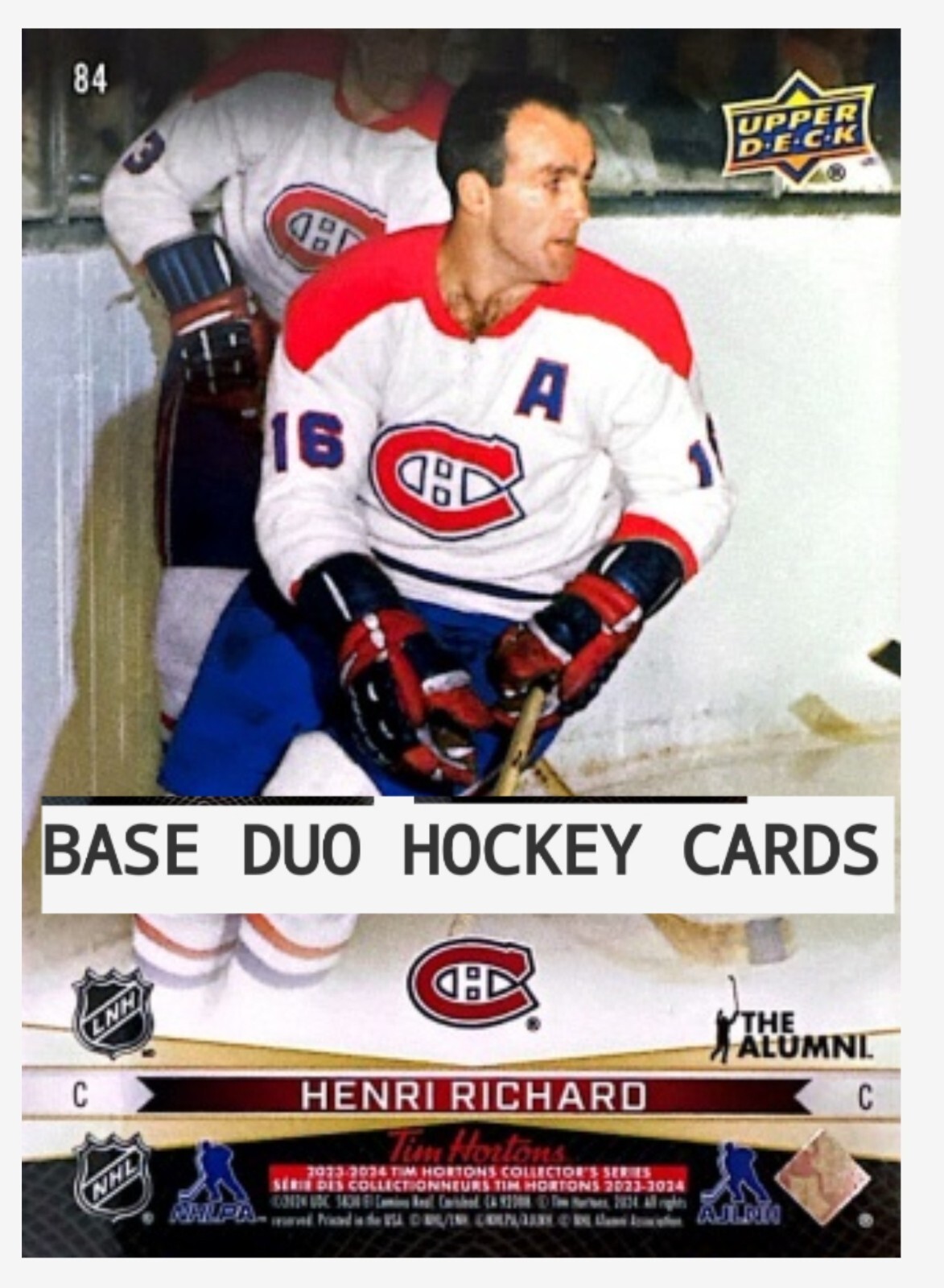202324 UD Tim Hortons Greatest Duos Hockey Cards Base Set 1100 **Pre
