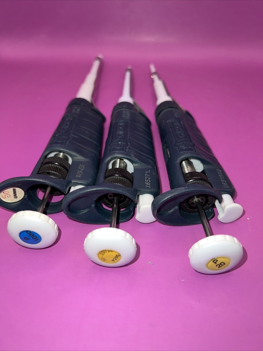 エッペンドルフのピペットマンセット☆P20, 200, 1000 信頼できる