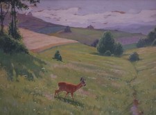 Gouach Gemälde von Alfred Mailick