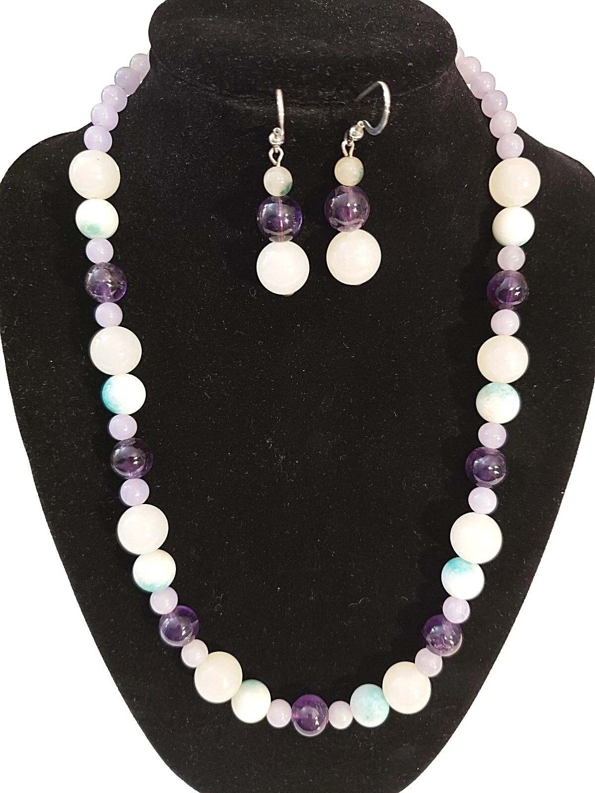 Plata de Ley Piedra Jade juegos de joyas hechas a mano