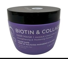 Luseta Biotin  Collagen Hair Mask Treatment 3.38OZ -100 mL Sealed Jar Full Size