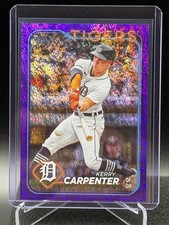 Kerry Carpenter 2024 Topps Purple Holo Foil #73/799 - Detroit Tigers