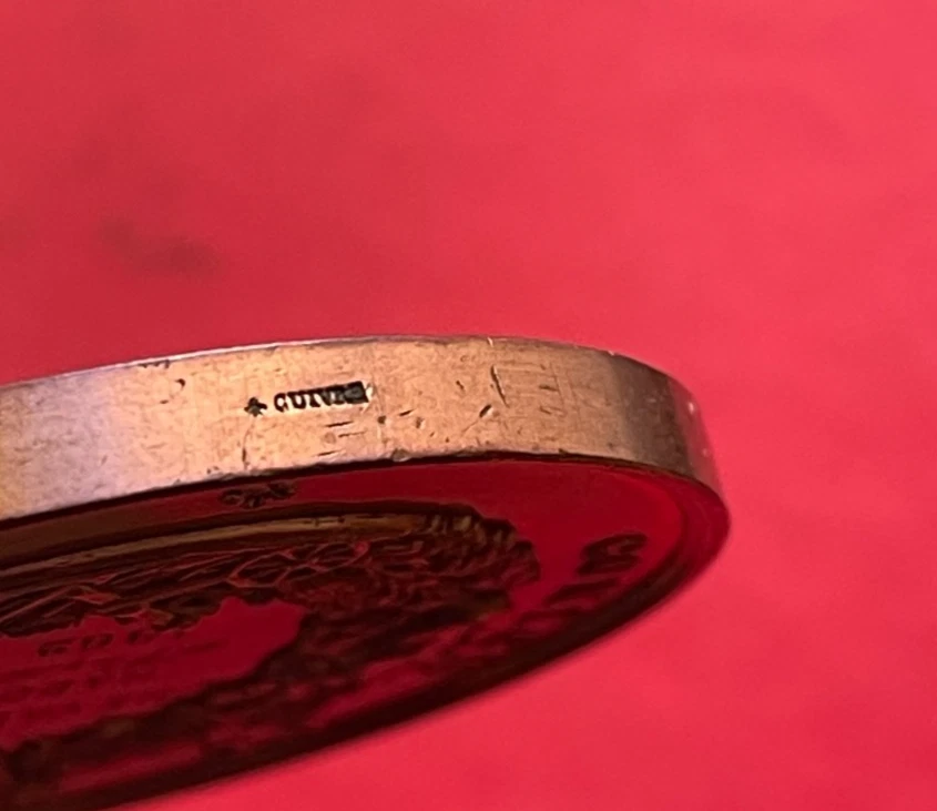 Médaille cuivre décernée "Comice de Sezanne (Marne) 1862" Napoléon III Empereur - Photo 3/3