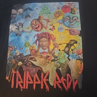 Trippie Redd T-Shirt Large Life's A Trip 2018 Emo Rap Hip Hop Concert Tour Tee