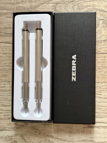 Zebra F701 Black Ballpoint Pen M701 0.7 mm Mechanical Pencil Set Stainless Steel