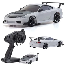 Kyosho 32647W MINI-Z AWD NISSAN SILVIA S15 Equipped with GT Wing White