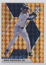 2021 Panini Mosaic Reactive Orange Mosaic Prizm Ken Griffey Jr #162 HOF 04br