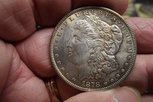 1878-S First Year Morgan Silver Dollar MS +++ and Original Tone!!!