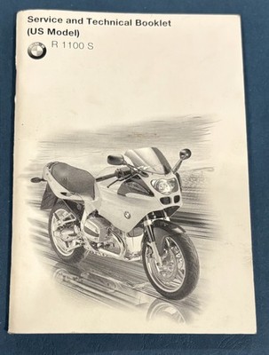 BMW Motorcycle Manual R 1100 S Service and Technical Booklet US Model