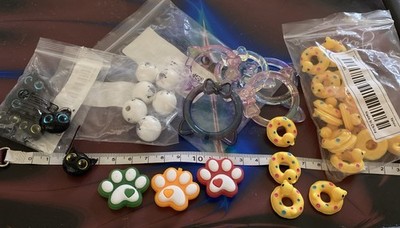 Ente Katze Zebra Pfote   3D Fokus Perlen für Perlen Stift oder DIY Basteln 