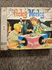 Milton Bradley Feeley Meeley 1967 Vintage Game W/22 Objects & 23 Cards