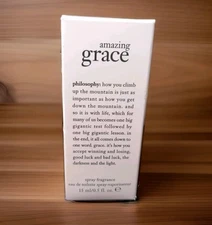 Brand New Philosophy Amazing Grace EDT Spray 0.5oz 15ml