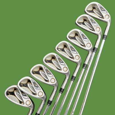 TaylorMade R7 Draw Iron Set 4-SW 8 Clubs RH Stiff Steel T-Step 90